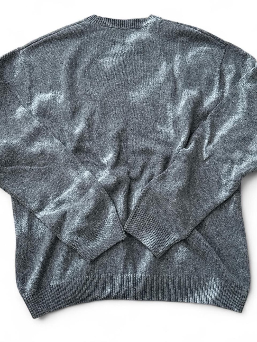Chaps Men's Gray Crewneck Sweater - Picture 3 of 3